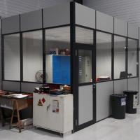 Cloison modulaire espace industriel