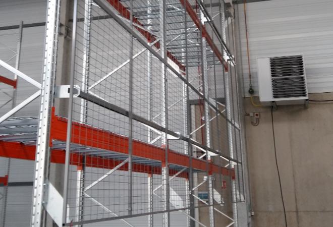 ABSICES - Grille anti-chute pour racks à palettes