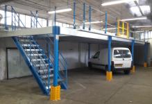 Plateforme et mezzanine de stockage