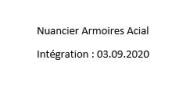 Nuancier armoire AC