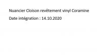 Nuancier cloison revêtement vinyl CO