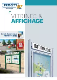 Affichage vitrine 2019