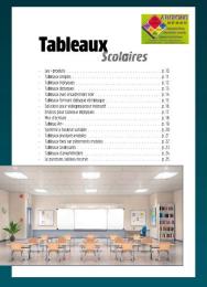 Catalogue tableaux scolaire 